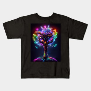 A Wishing Tree of Life and Dreams Kids T-Shirt